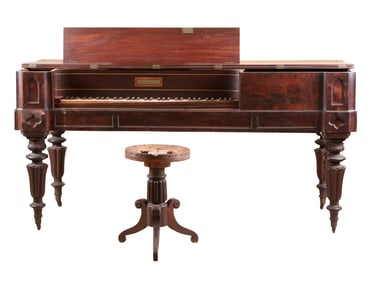 Classical Mahogany Stewart & Chickering Piano Forte