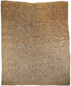 Asian Silk Embroidered Fabric