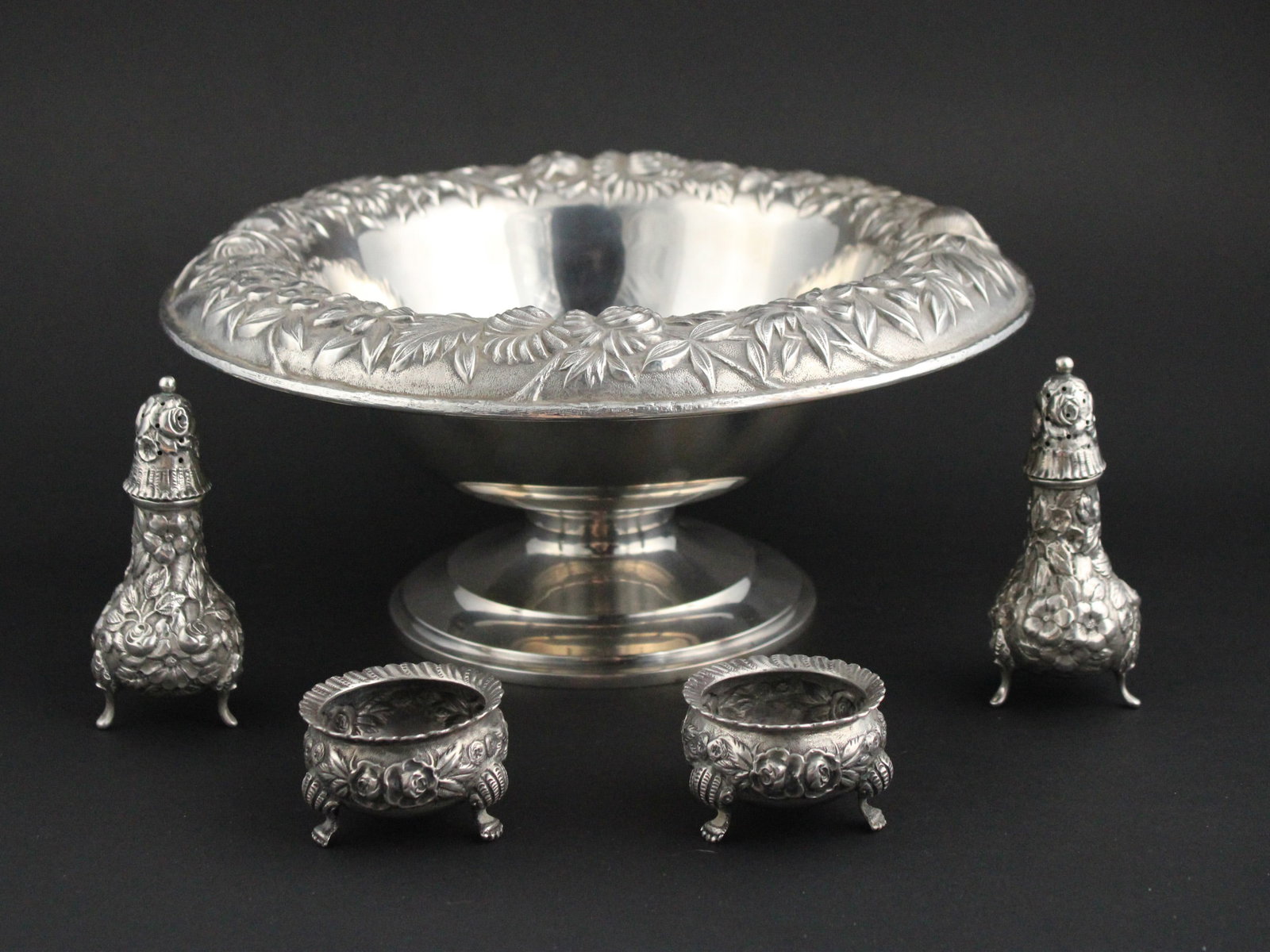 S Kirk and Son Sterling Silver Footed Bowl (1 of 11)