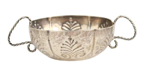 American Silver Small Two-Handled Brandywine Bowl