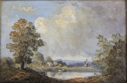 James Stark (British, 1794-1859), Bucolic Landscape, Oil on Canvas