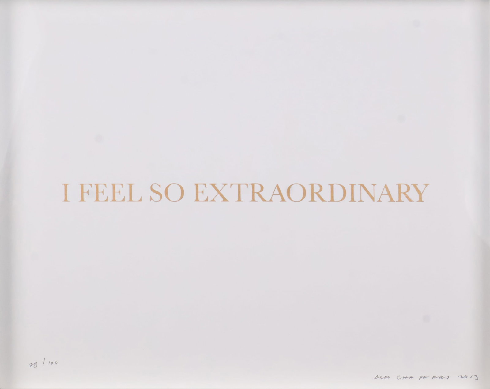 Aldo Chaparro, 1965-, I Feel So Extraordinary, Mixed Media on Paper (1 of 9)