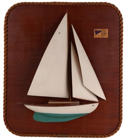 Half-Hull Model of the Yacht "Tradewind"
