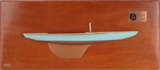 Vintage Half-Hull Model of Atlantic Class