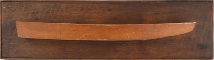 Vintage Half-Model of Duck Boat