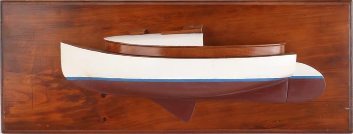 Half-Hull Model of a Sail Boat