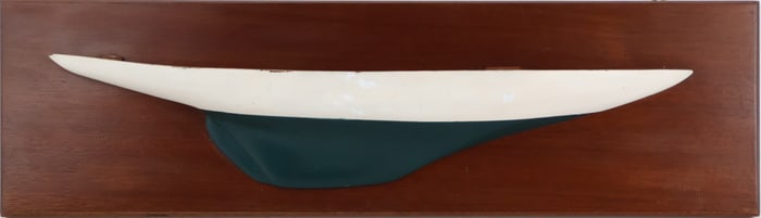 Builder's Half-Model of a Sailboat