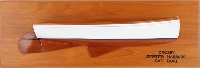 Half-Model of a Crosby Oyster Harbors Cat Boat