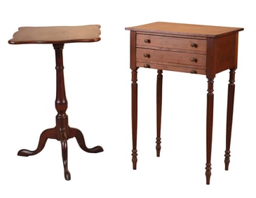 Federal Cherrywood Candlestand