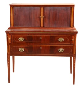 Federal Inlaid Mahogany Ladies Writing Desk