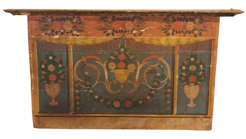 Pennsylvania Dutch Painted Panel