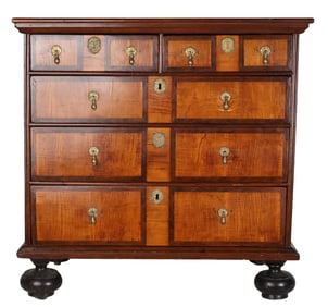 The Brown and Goddard Family William and Mary Chest of Drawers