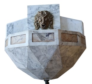 A Sue Et Mare Bronze Mounted Marble Fountain