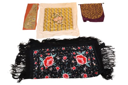 Canton Silk Piano Shawl