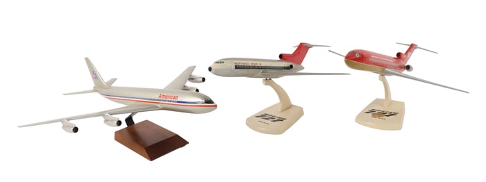 Group of Professional Grade Airplane Models