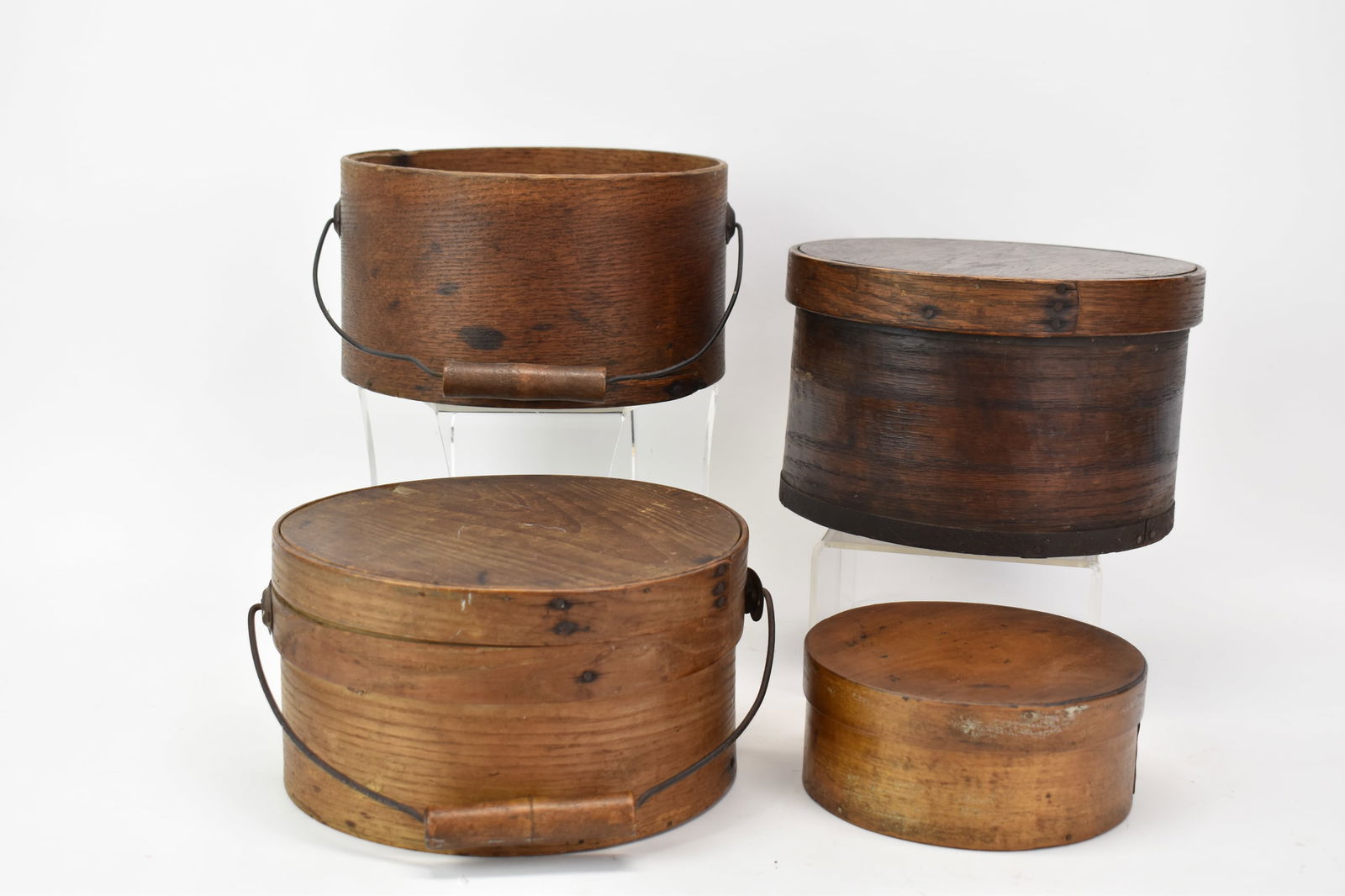 Antique Group of Three Swing Handled Pantry Boxes (1 of 14)