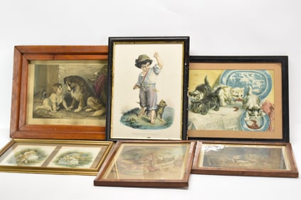 Two Colored G. Angelvy Engravings
