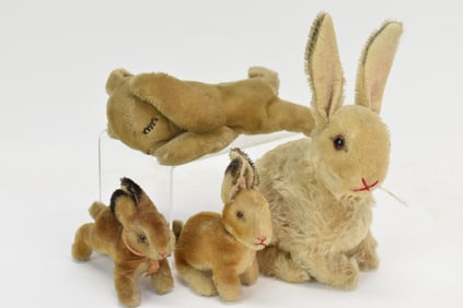 Group of Assorted Steiff Rabbits