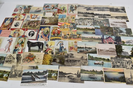 Vintage Group of Assorted Postcards