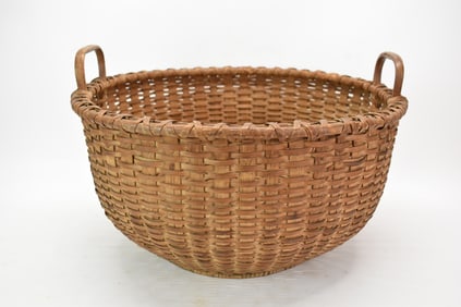 Large Shaker Double Handled Gathering Basket