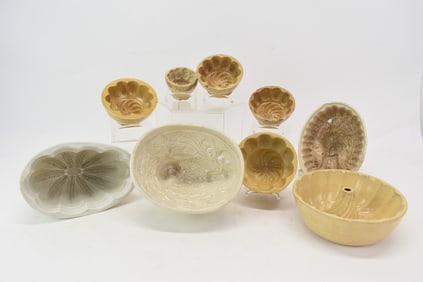 Antique Group of Nine Assorted Molds