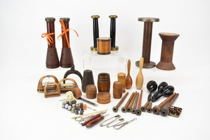 Antique Group of Sewing Articles