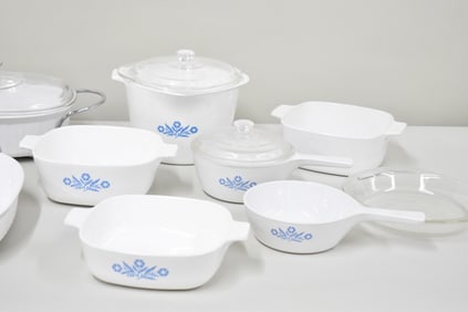 Group of Assorted Corningware Casserole Dishes