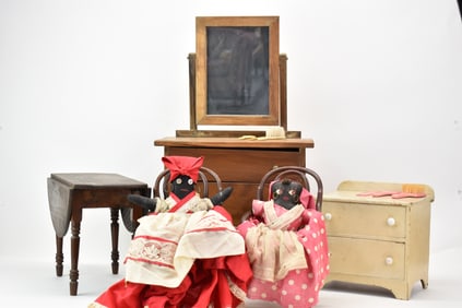 Group of Assorted Doll Furniture