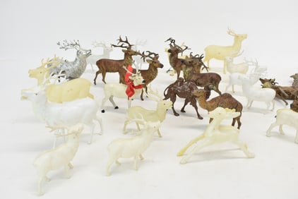 Vintage Group of Assorted Reindeer