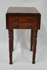 Antique Two Drawer Work Table