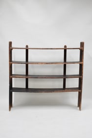 Antique Pine Open Shelving Unit