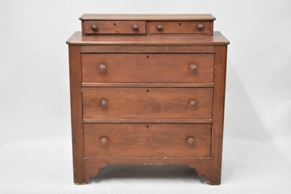 Antique Pine Vanity Chest