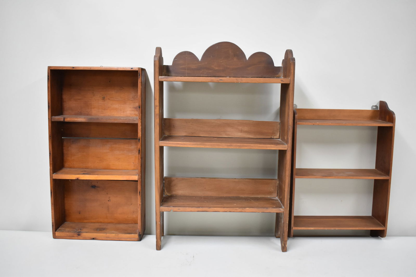 Two Vintage Hanging Wall Shelves (1 of 8)