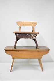 Two Antique Step Stools