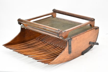 Antique Wooden Cranberry Scoop