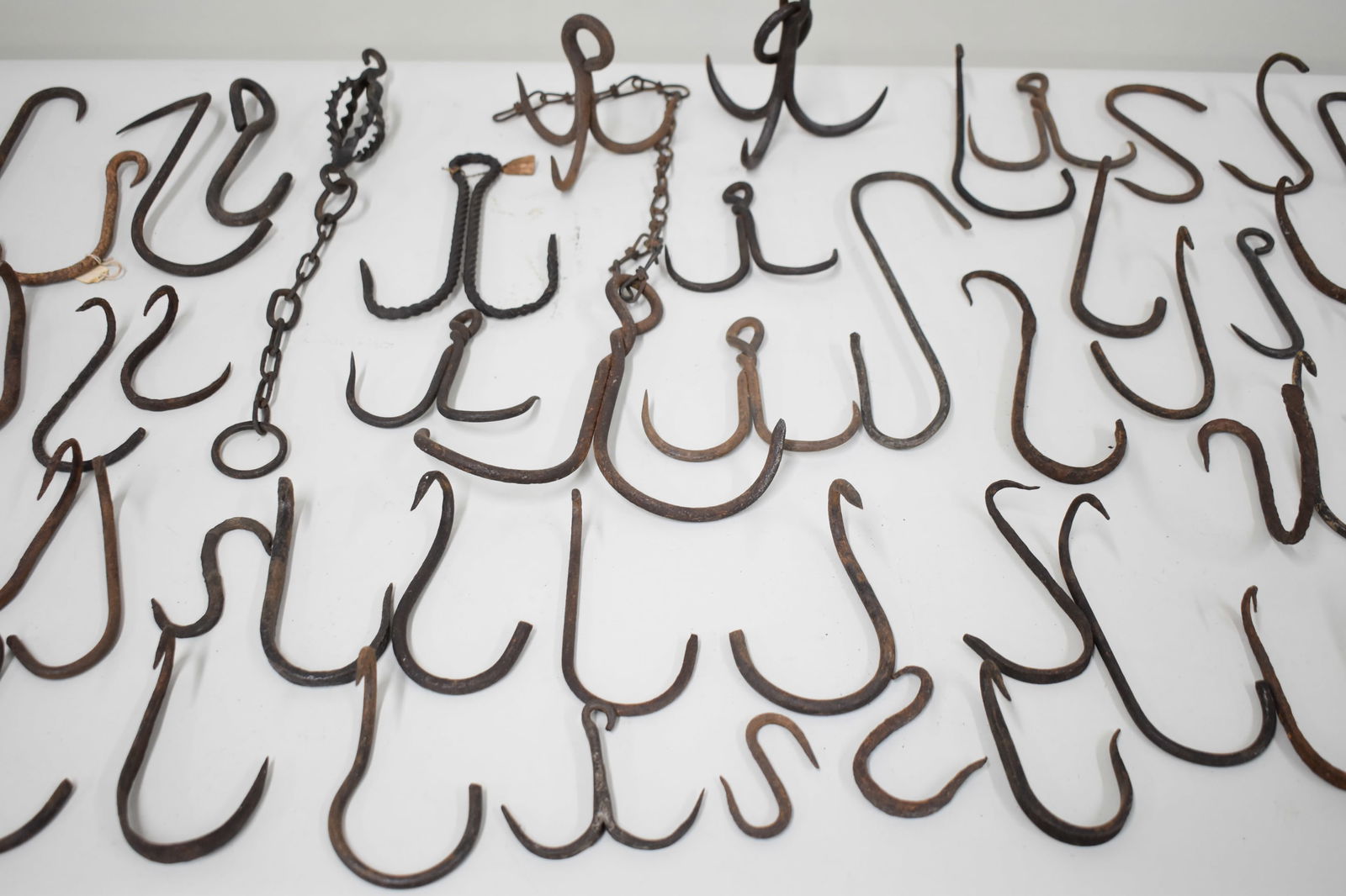 Group of 55 Assorted Wrought Iron Pot Hangers (1 of 11)