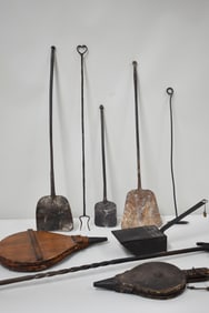 Group of Assorted Fireplace Hand Tools