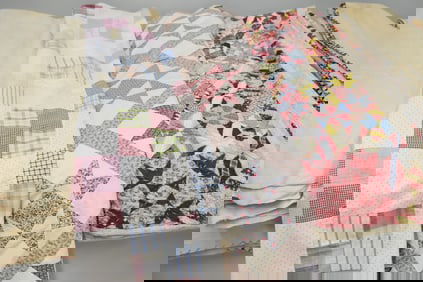Group of Assorted Blankets and Quilts