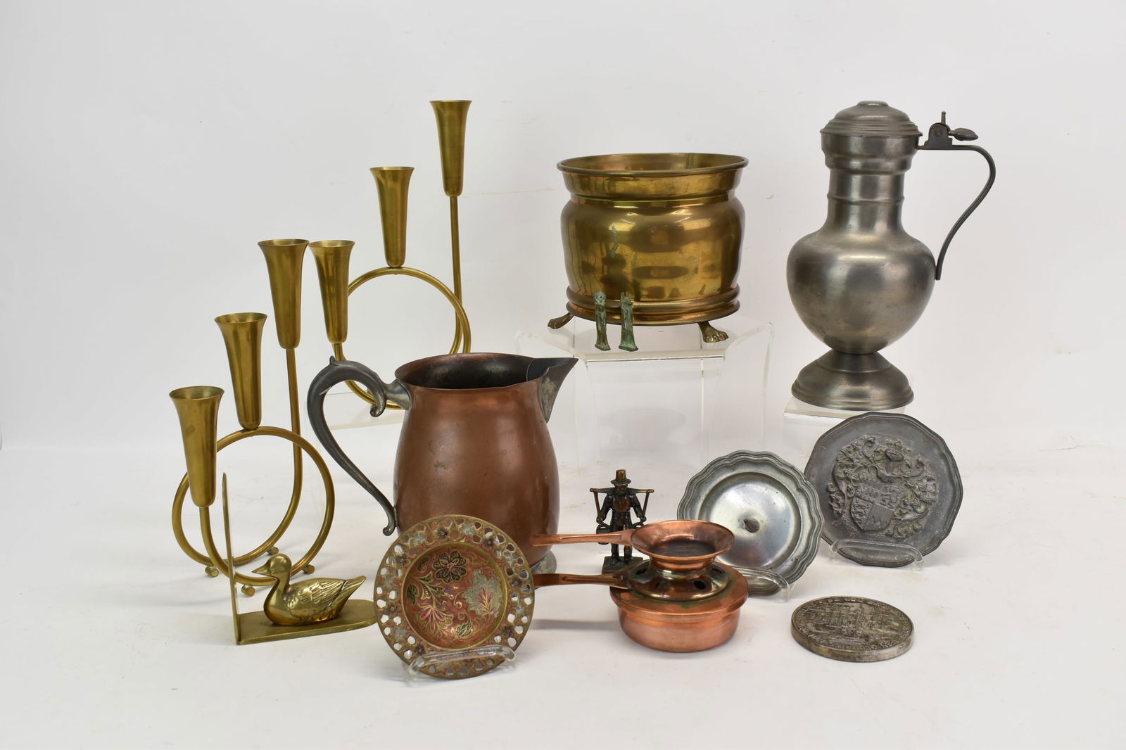 Group of Assorted Vintage Metal Table Items (1 of 11)