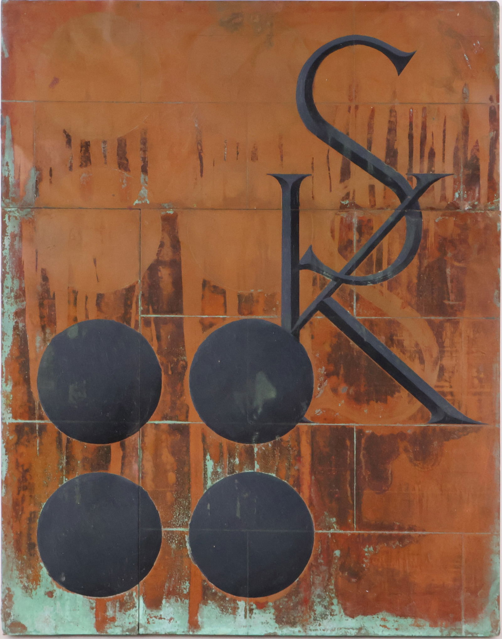 Keith Milow, 1945, SK-Abstract, Mixed Media on Board (1 of 12)