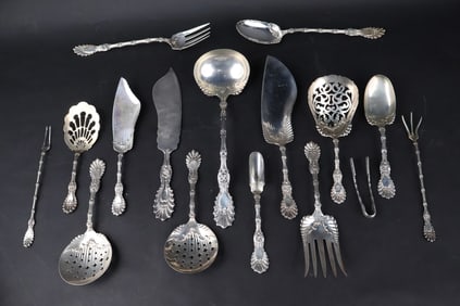 1895 Sterling Silver Radiant Hostess Serving Pieces