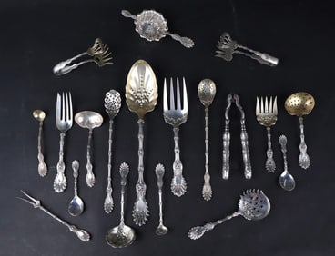 1895 Sterling Silver Radiant Pattern Service Ware