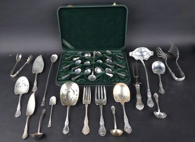 1905 Sterling Silver Violet Pattern Flatware