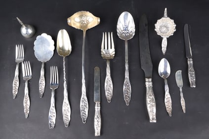 1885 Sterling Lily of the Valley Pattern Flatware