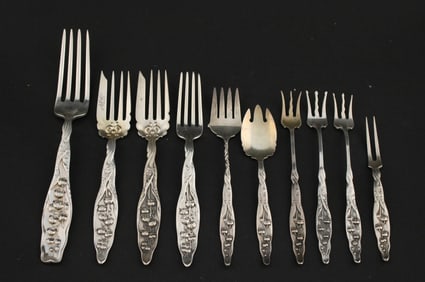 Sterling Silver Lily of the Valley Forks