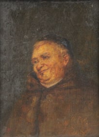 Portrait of a Monk, Oil on Canvas