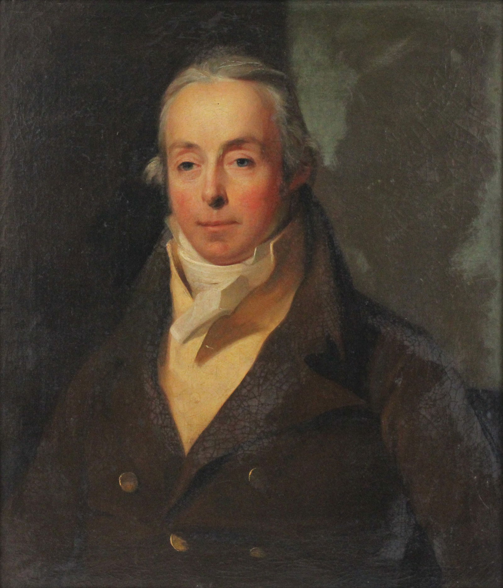 Thomas Sully, 1783-1872, Portrait of Abraham Kintzing, Oil on Canvas: Thomas Sully1783-1872Portrait of Abraham KintzingOil on CanvasAbraham Kintzing was very well known in the world of finance. He was listed as a director of the bank of North America and of the Philadel