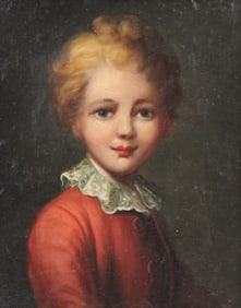 Portrait of a Boy, Oil on Canvas