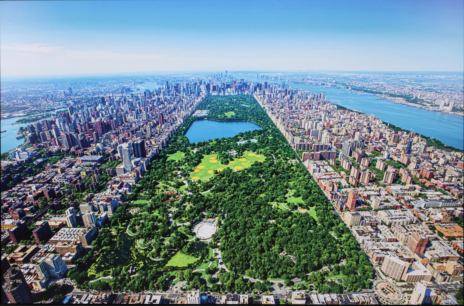 Bird's Eye View of Central Park, Photograph on Aluminum (1 of 15)