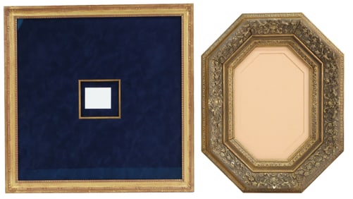 Octagonal Giltwood Frame